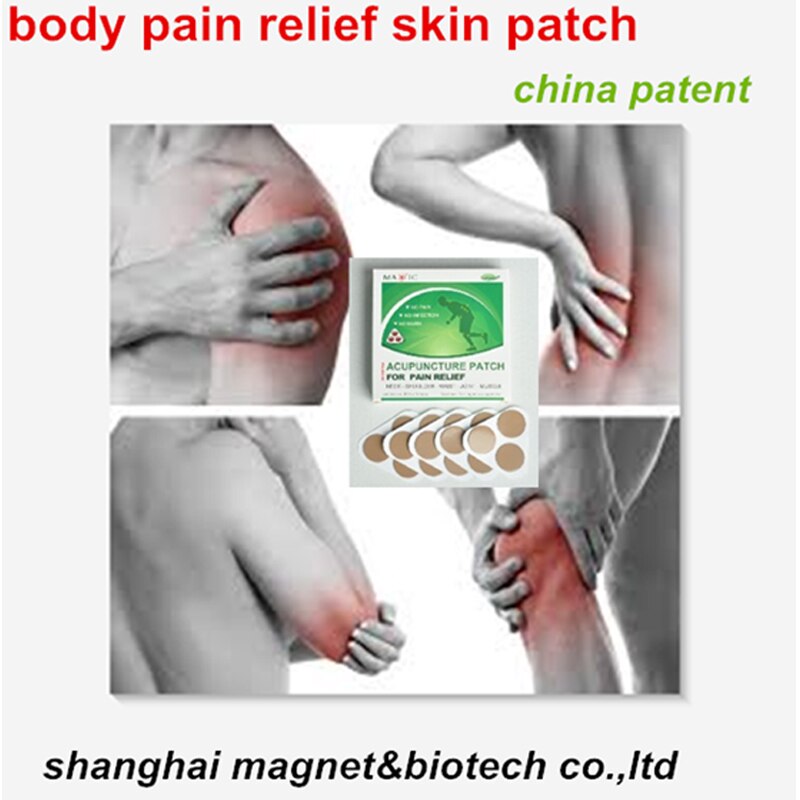 Magnetic acupuncture patch back pain reliever
