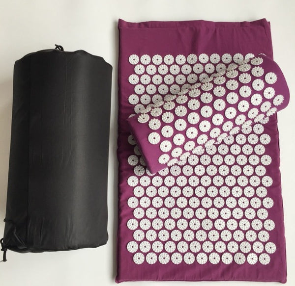 acupuncture Massager Cushion acupressure mat Relieve Stress Back Pain Acupressure Mat Massage Mat Rose Spike Massage Relaxation