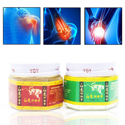 White Tiger Balm Ointment For Joints Massage Cream Pain Relieve Insect  Extra Strength Arthritis Joint Body Massager Care D019