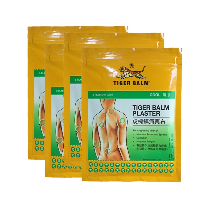 12pcs Tiger Balm Patch Plaster Pain Patch Body Neck Massager Cool Cold Medicated Pain Relief quality product
