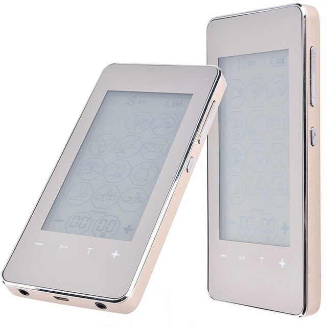 Rechargeable Body Massager 12-Mode Touch Screen Backlight Massage Instrument TENS Physiotherapy anti-stress Pain Relieve Machine
